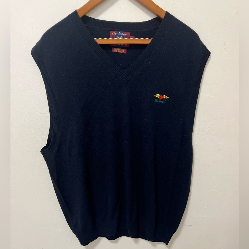 Byron Nelson eleven straight golf vest‎ silk &cashmere 🏌️‍♂️